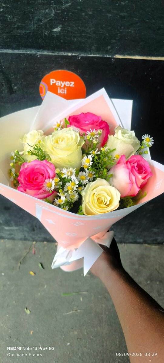 Bouquet de roses élégantes