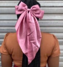 A bow on the hair