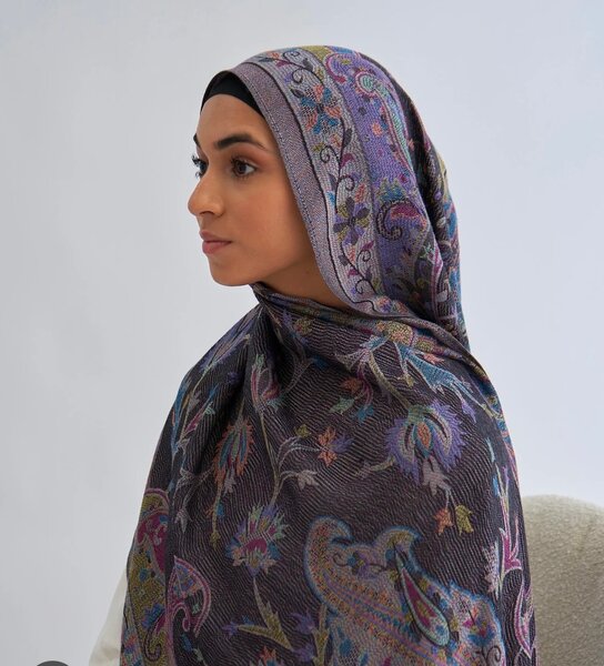 Foulard Élegant Paisley Femme