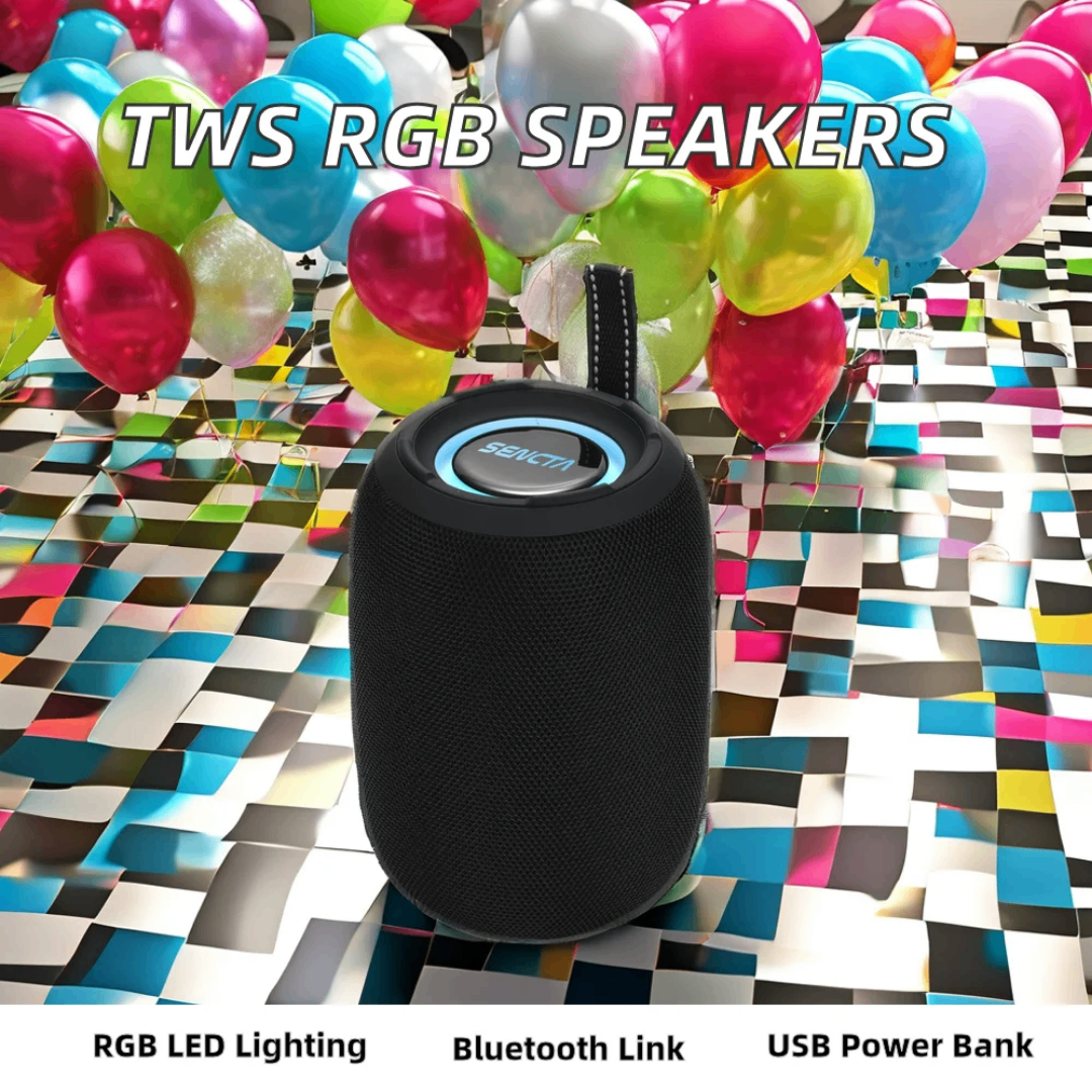 Enceinte Bluetooth TWS RGB