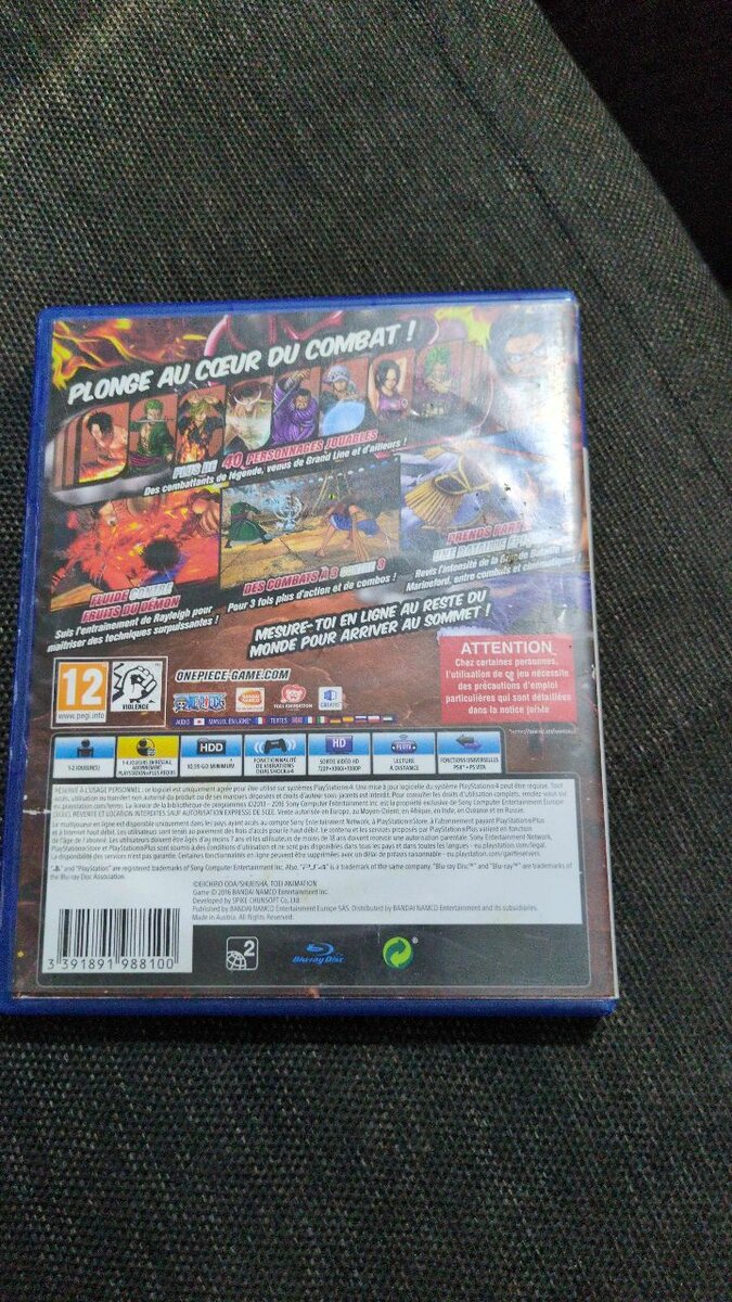 one piece burning blood