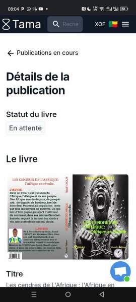 LES CENDRES DE L'AFRIQUE