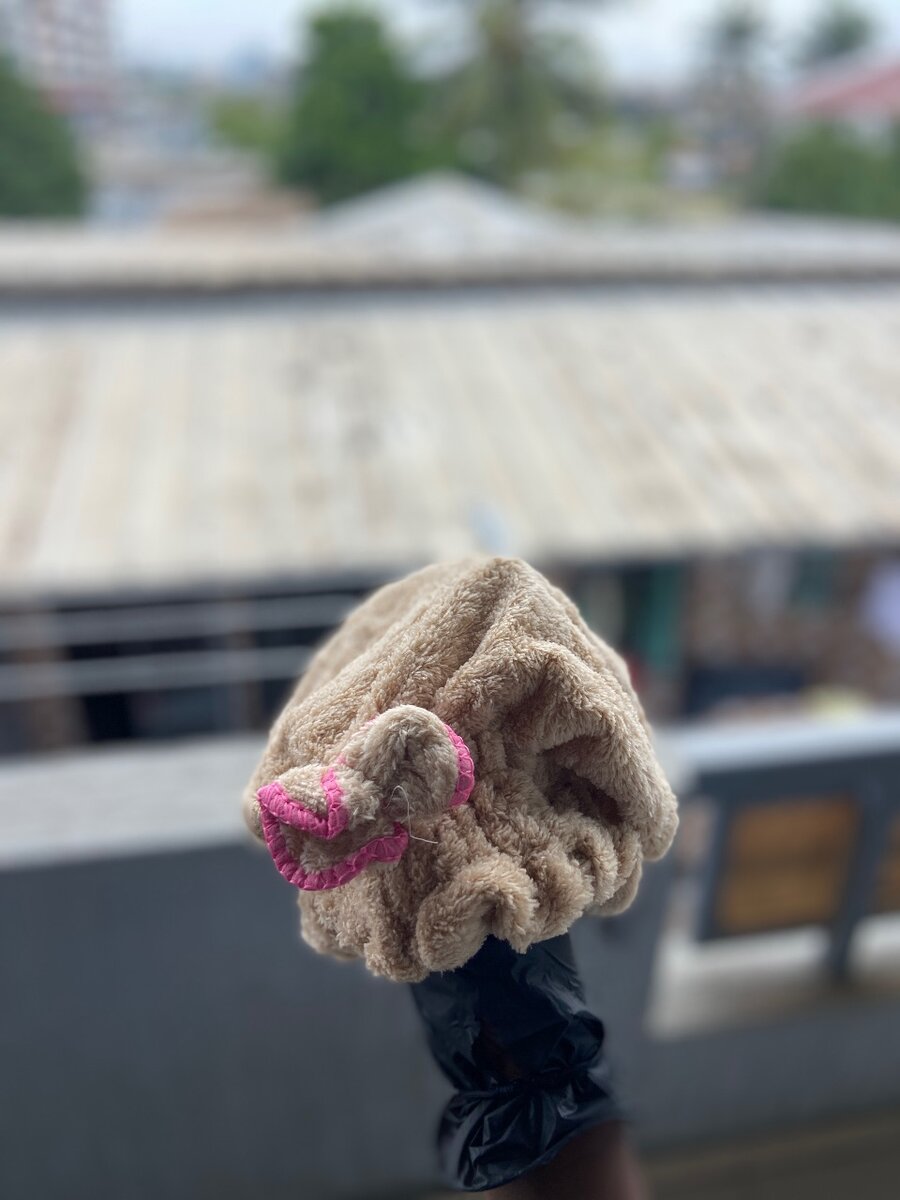 Serviette à cheveux microfibre