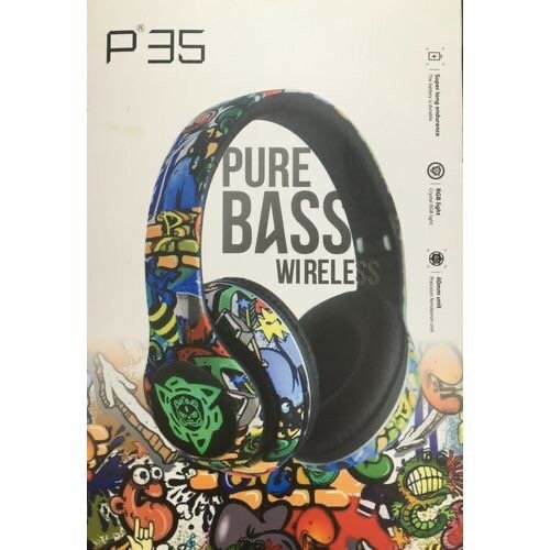 Casque Bluetooth Design Graffiti