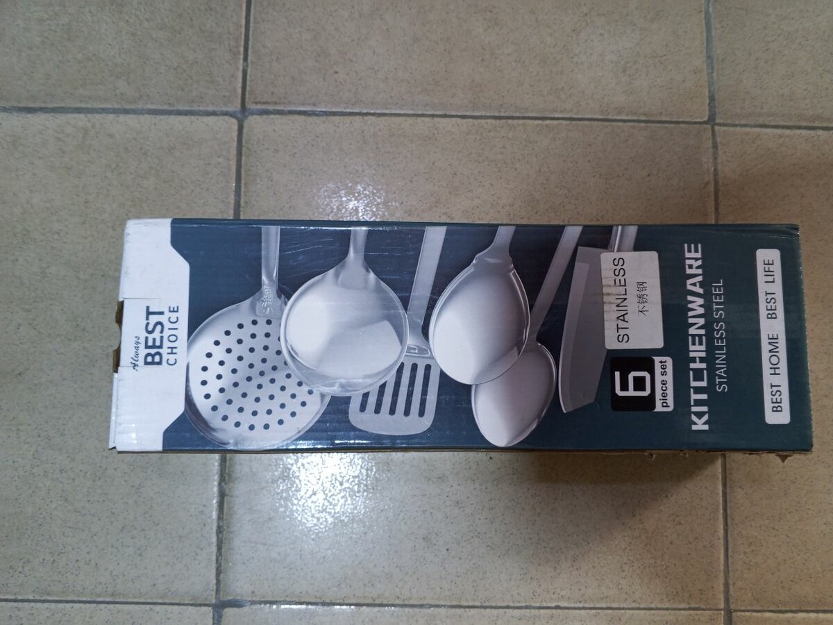 Ensemble d'ustensiles de cuisine en acier inoxydable