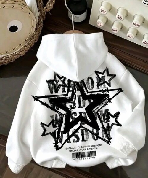 Sweat à capuche étoilé