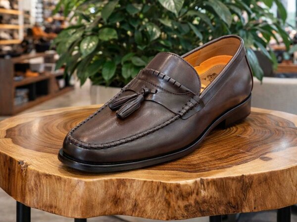 Mocassins en cuir élégants