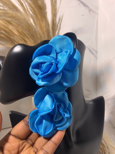 Boucles d'oreilles fleurs élégantes