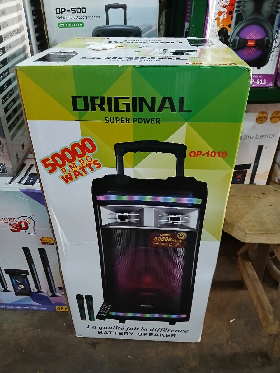 Baffe Amplifié 2 Micro Original Capacité  50000W