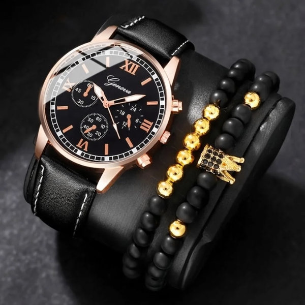 Montre Homme Élégante avec Bracelets