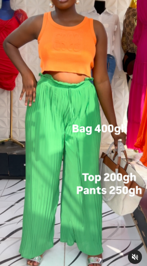 Women's orange top