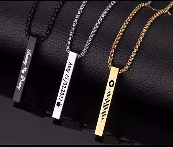 Customized bracelets, necklaces and watches for both gender