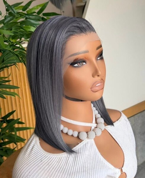 coupe carré gris taille 12