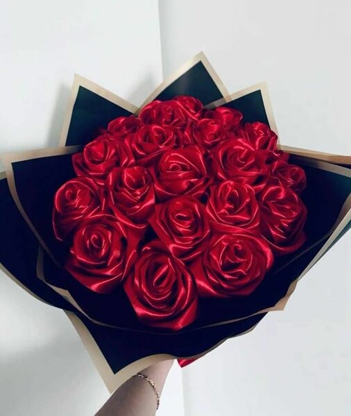 Ribbon flower bouquets