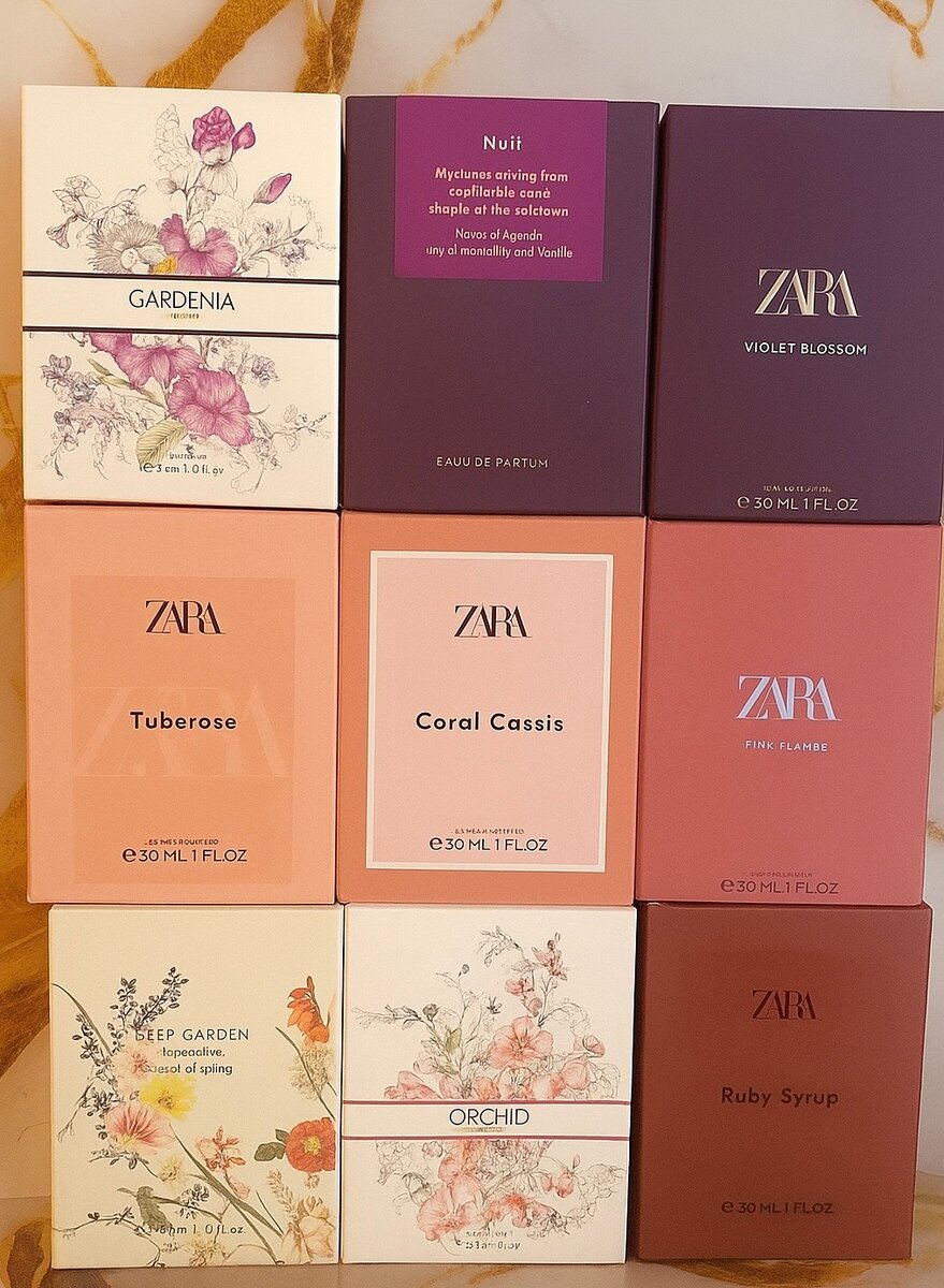 Collection parfum Zara 30ml