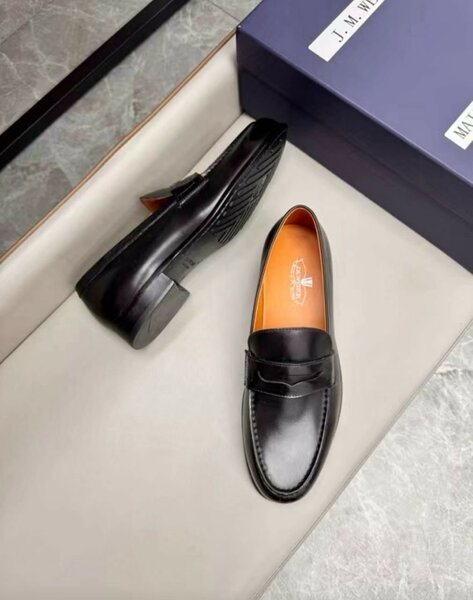 Mocassins cuir noir JM Weston