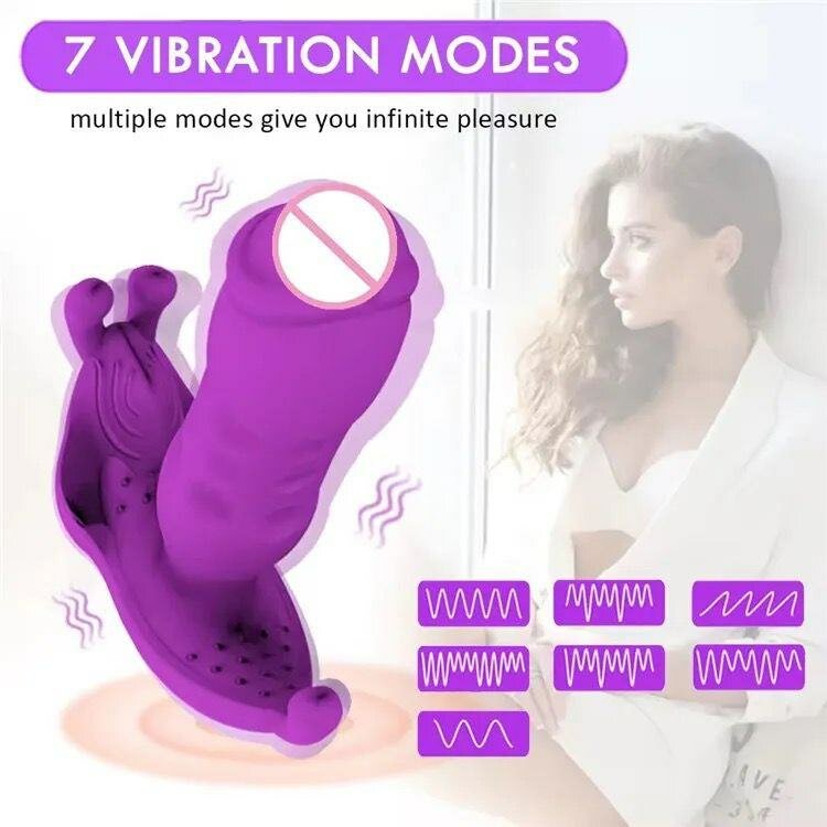 Vibromasseur Télécommandé Portable