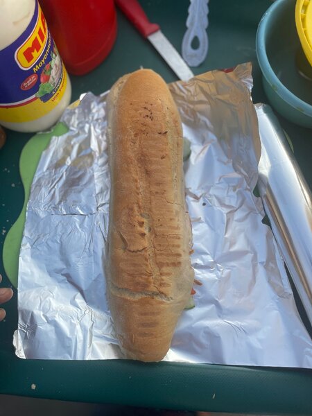 Délicieux sandwich au poulet