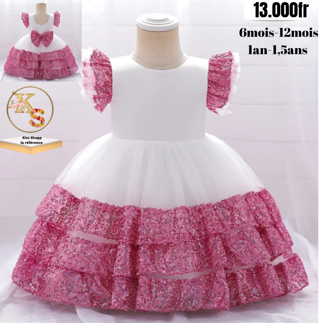 Robe de fête scintillante bébé