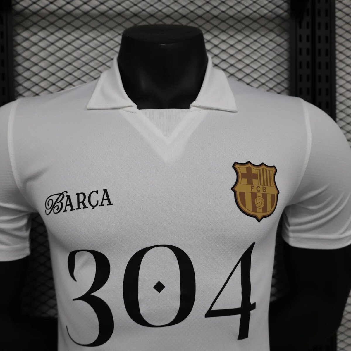 Maillot blanc Barça 304