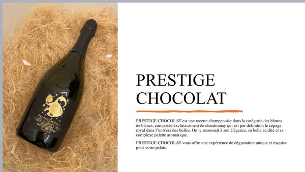 Champagne au chocolat