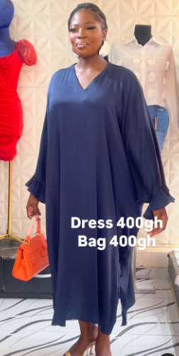Women's blue dress
