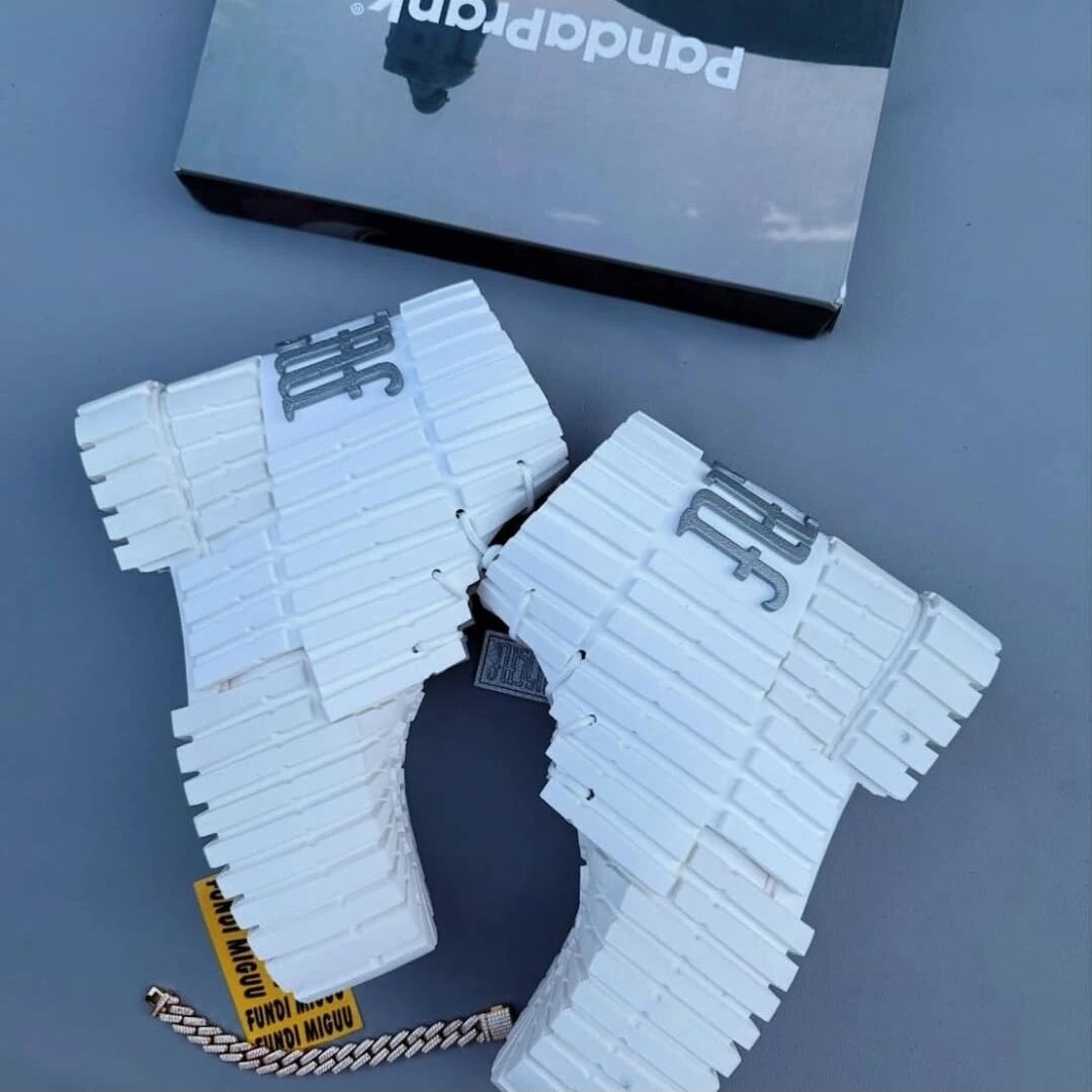 Bottes Chunky Blanches Trendi