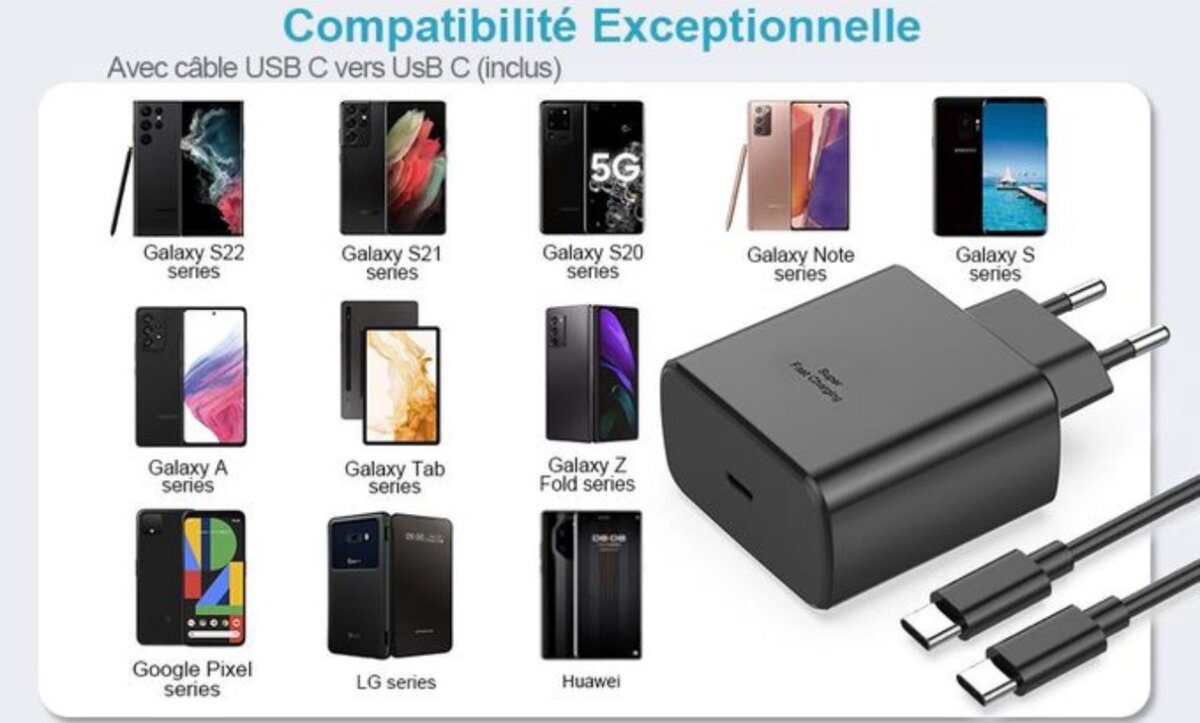 Chargeur Rapide 45W USB-C