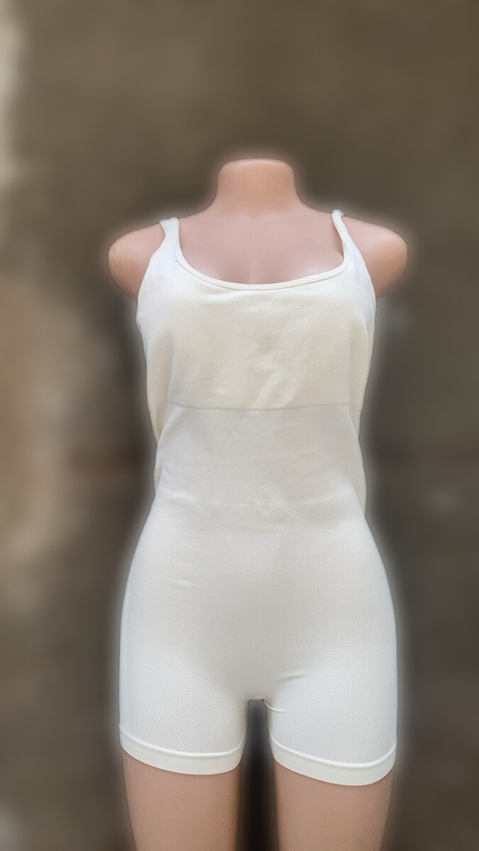 Combinaison Body Blanche Femme