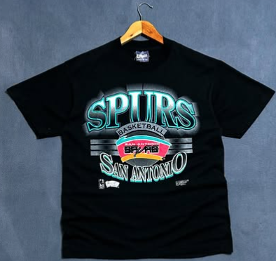 Vintage single Stitch San Antonio SPURS NBA basketball 🏀 t shirt size : ML