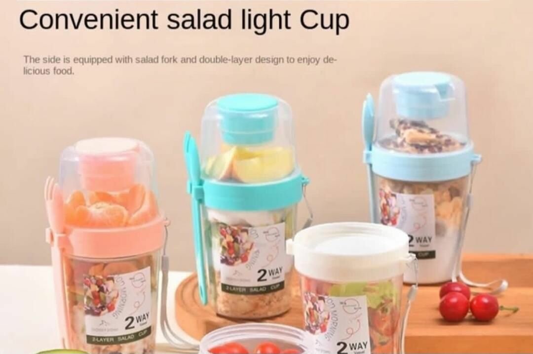 Storage bowl with 2 compartment