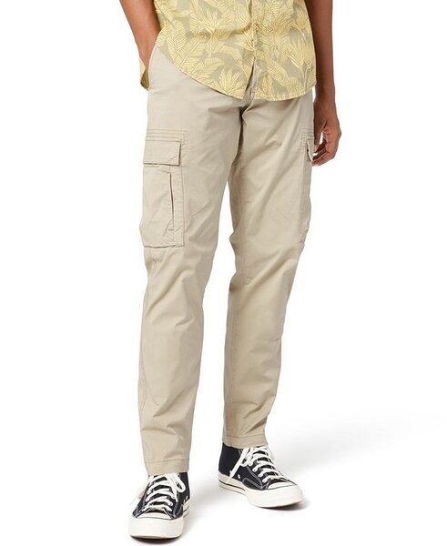 Pantalon cargo beige homme