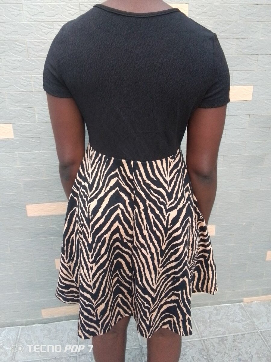 Robe Tendance Zébrée