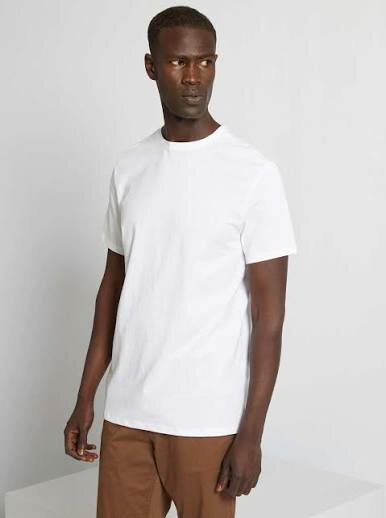 T-shirt en coton blanc
