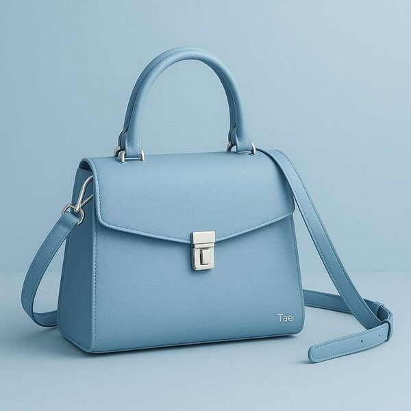 Sac à main bleu élégant
