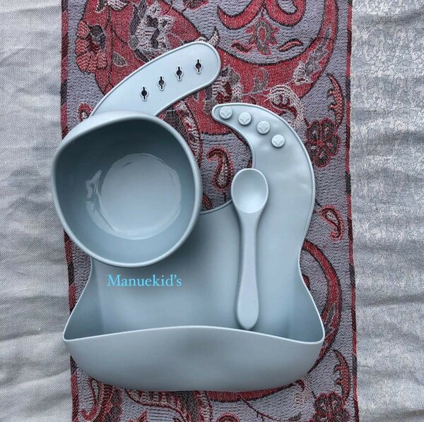Set de Repas en Silicone pour Bébés