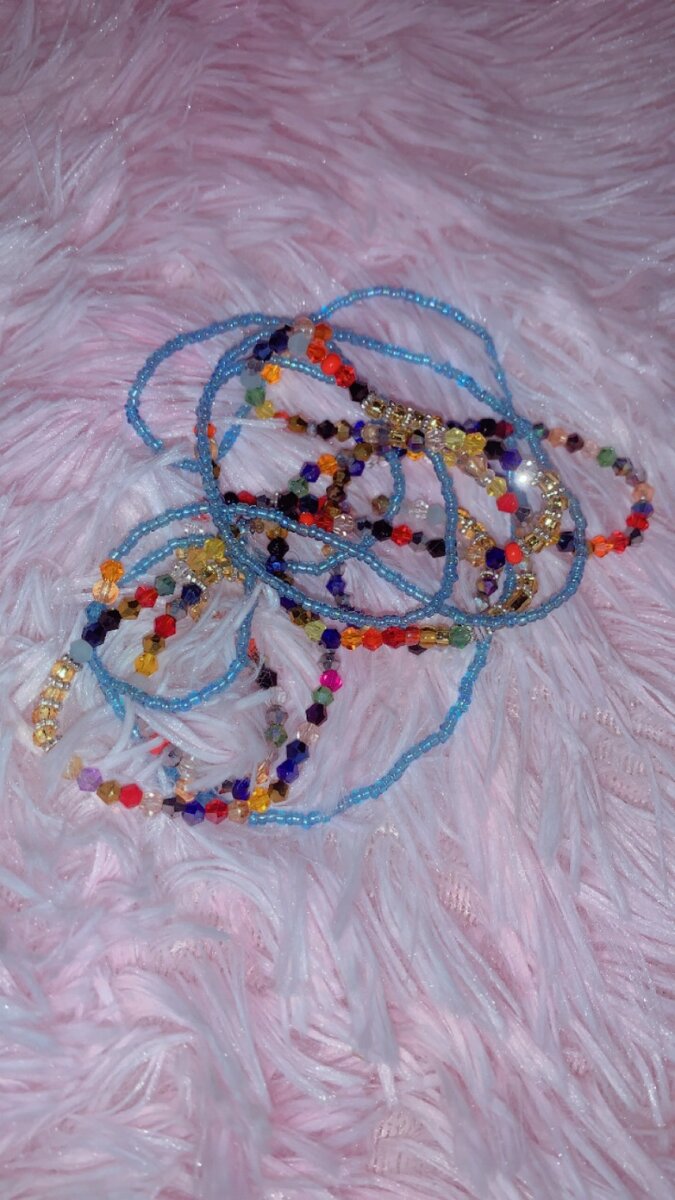 Collier perles colorées bohème