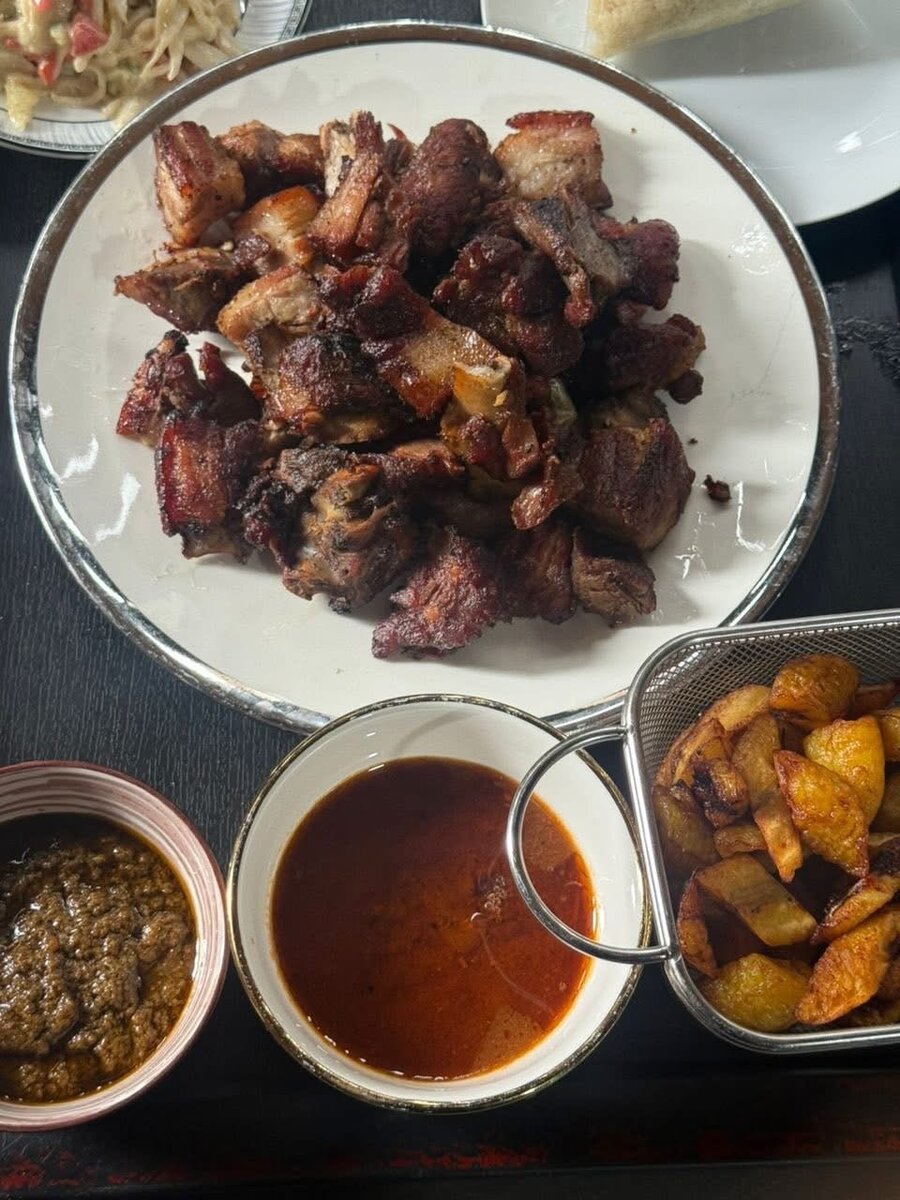 Assiette Viande de porcGrillée