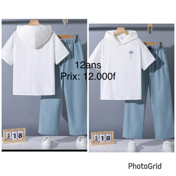 Ensemble enfants été mode