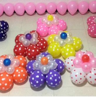 6pcs Flower Shape Balloon Clip Birthday accessories Wedding decoration