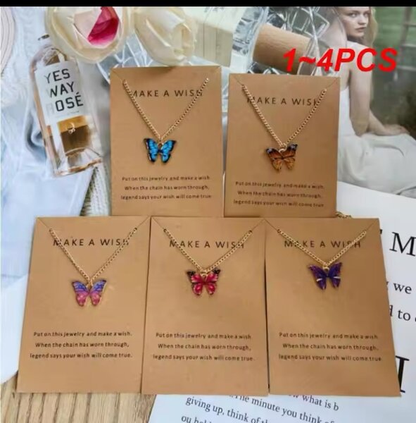 Wish butterfly necklace