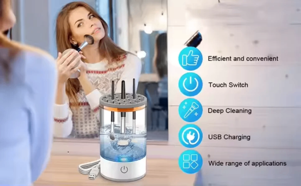 Nettoyeur de Pinceaux Maquillage USB