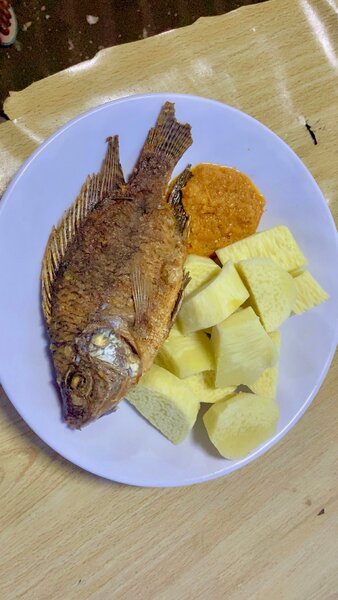 L´igname au poisson bouilli