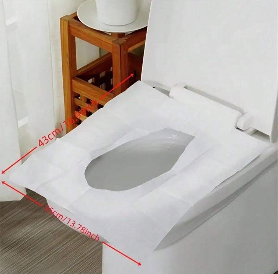 Couvre-siège WC jetable pratique