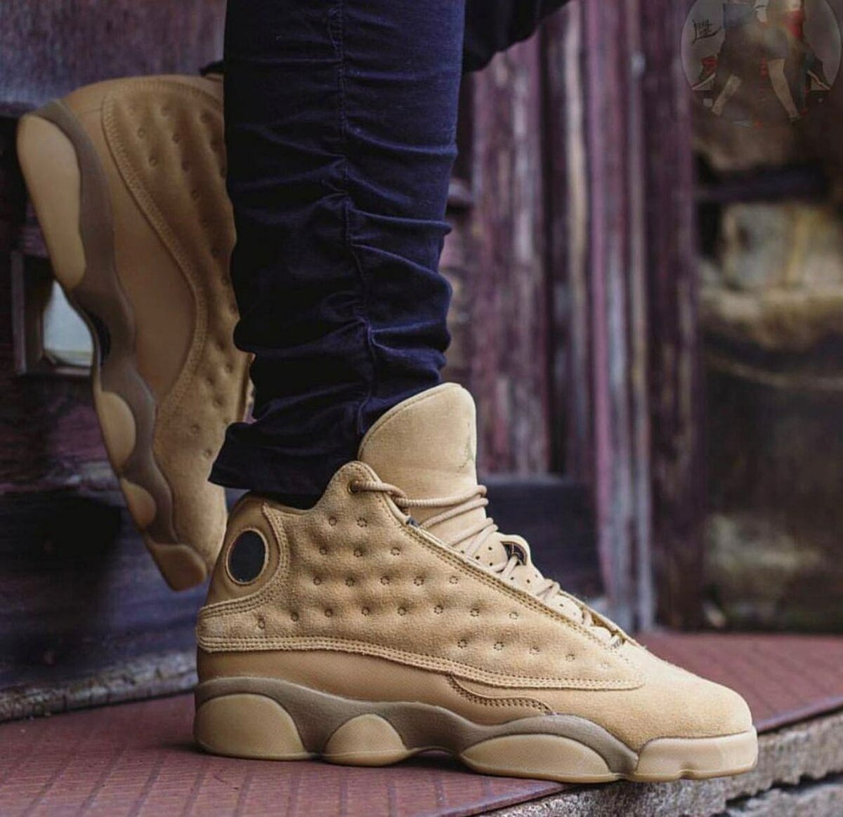 Sneakers en daim beige