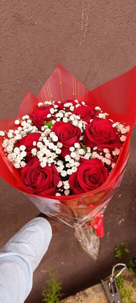 Bouquet de roses rouges