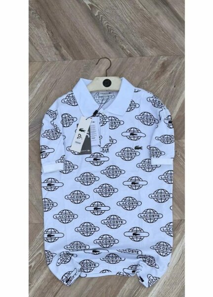 Polo imprimé blanc élégant