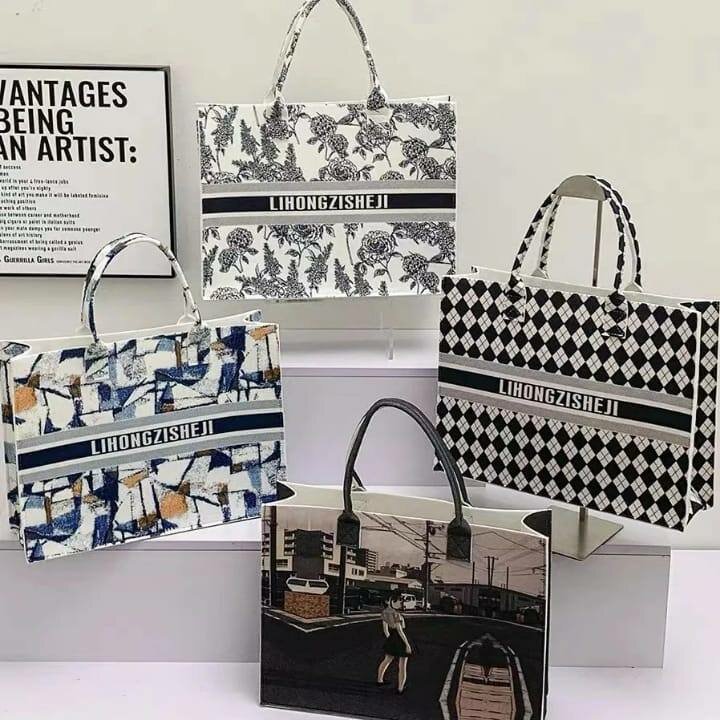 Sacs à main en toile imprimée