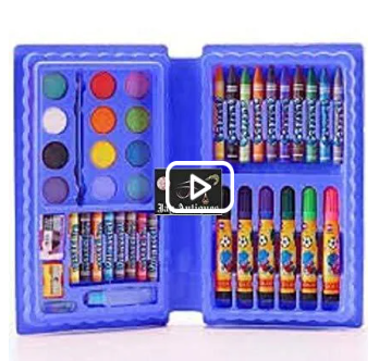 42 PCS Multi Coloring Kit/Set With Button Box -BCK