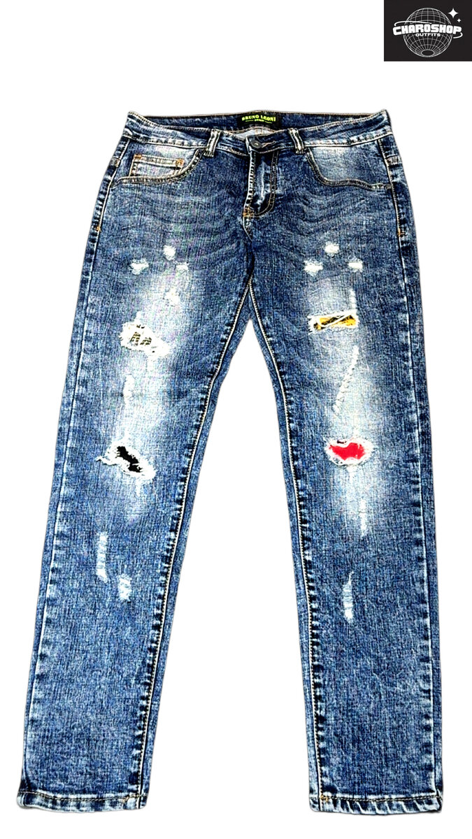 Jeans décontractés déchirés